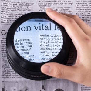 돋보기제작 충전식확대경 독서 확대기 휴대용 노안 돋보기