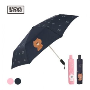 라인프렌즈 3단 자동우산 데일리패턴 우산제작