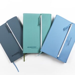 다이어리제작 3단 포켓블루 자석 32절