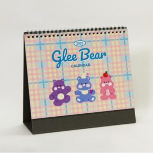 달력제작 2025 글리베어 탁상형 캘린더 기성,박인쇄