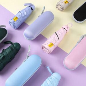 우산제작 초경량 캡슐 포켓 5단 수동 양우산